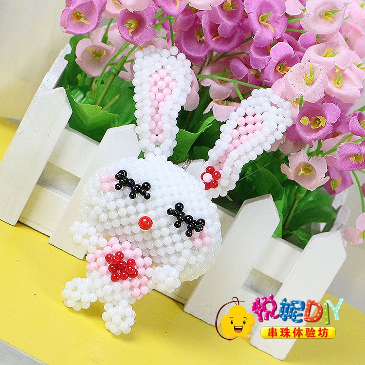 Breloque de sac lapin perlé fa - Luxury Bags Made In China avis et prix