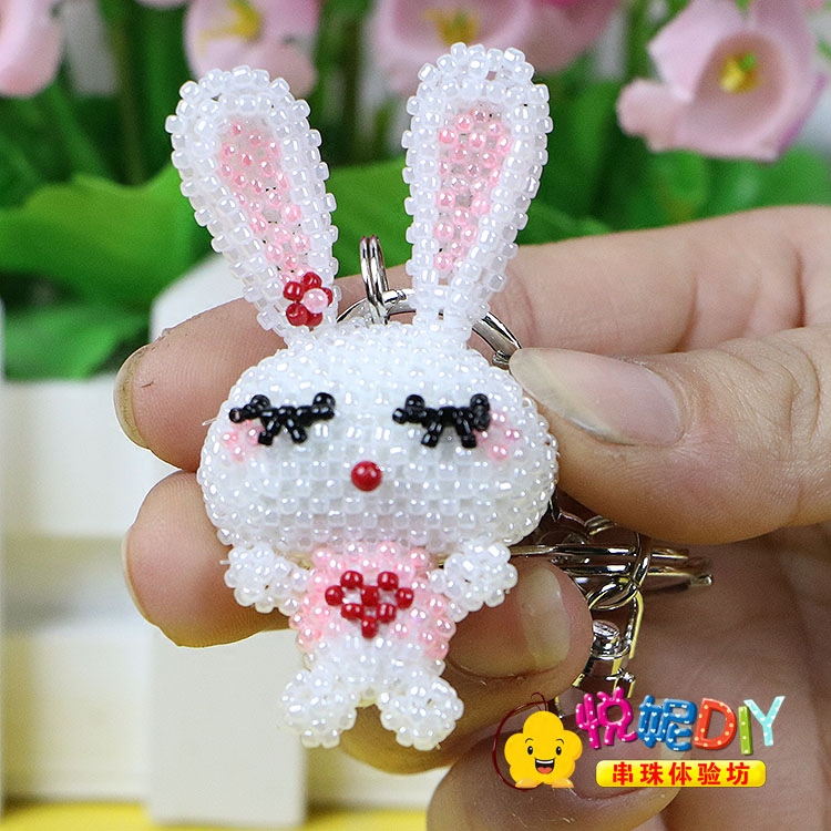 Breloque de sac lapin perlé fa - Luxury Bags Made In China avis et prix