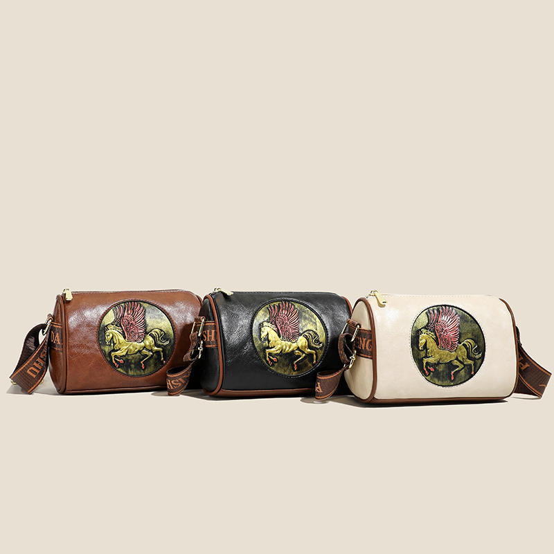Sac bandoulière en cuir gaufré - Luxury Bags Hand Painted avis et prix