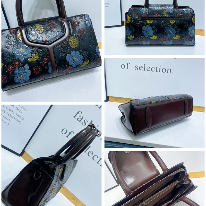 Sac Boston Vintage à Motifs Fl - Luxury Bags That Are Vegan avis et prix