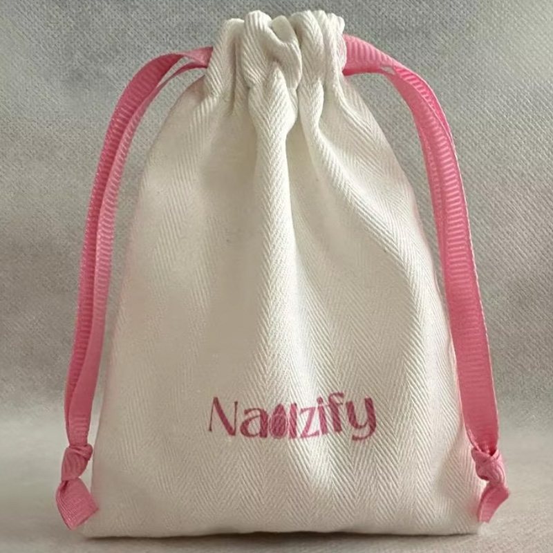 Sac à cordon en toile à chevro - Luxury Bags Logo avis et prix