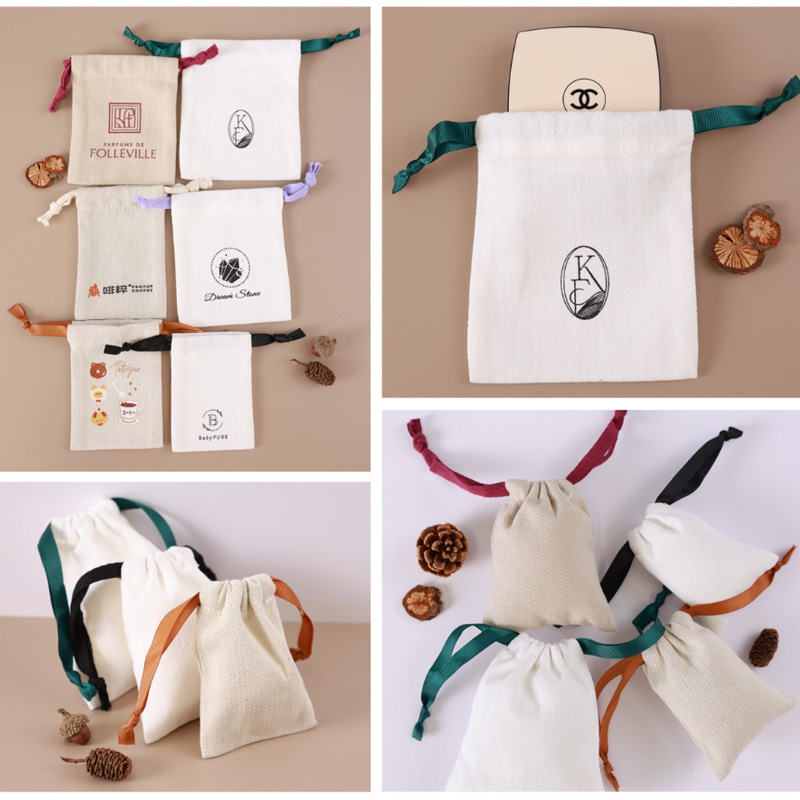 Sac à cordon en toile à chevro - Luxury Bags Logo avis et prix