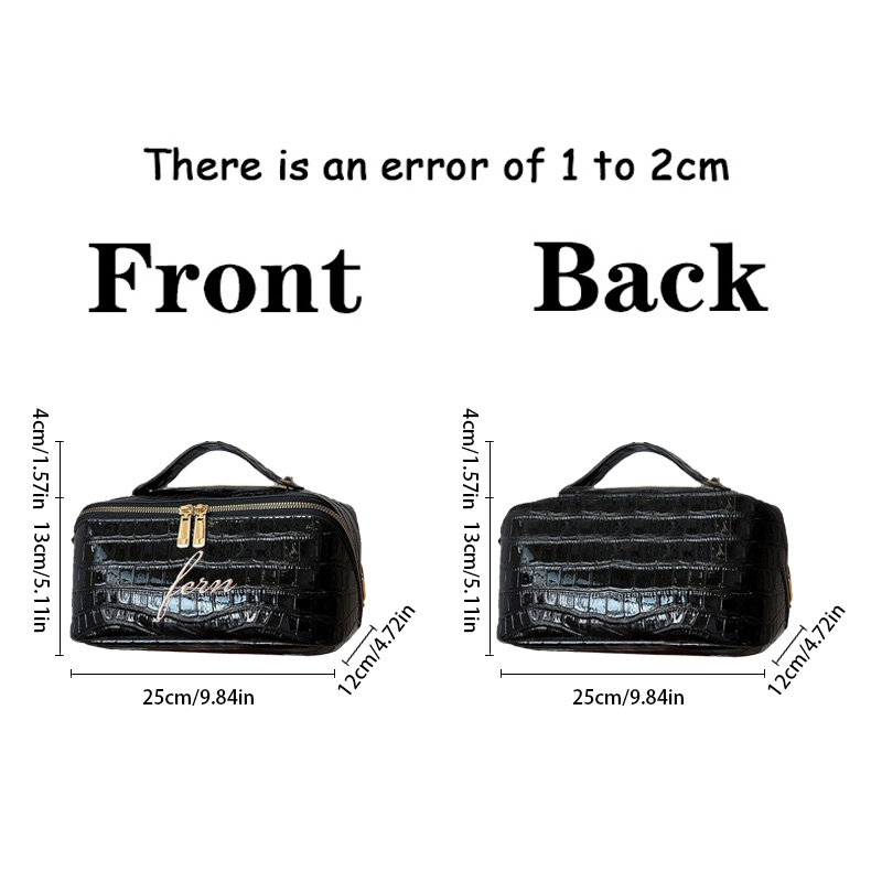 Pochette de maquillage brodée  - Luxury Bags That Are Vegan avis et prix
